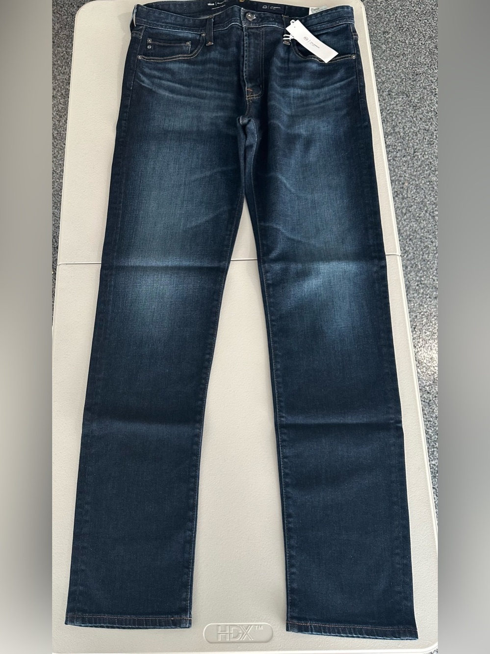 Men's AG brand Dark Blue Straight Fit Jeans